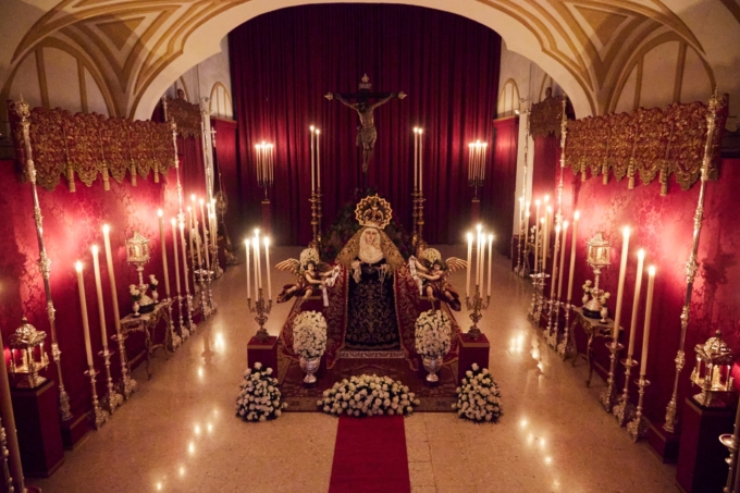 Veneración a Madre de Dios de la Palma en 2021. (Foto: Joaquín Corchero).