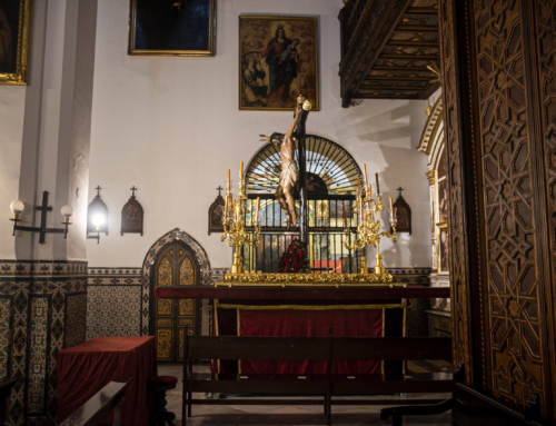 La recuperada estampa del Santísimo Cristo de Burgos para el Vía Crucis